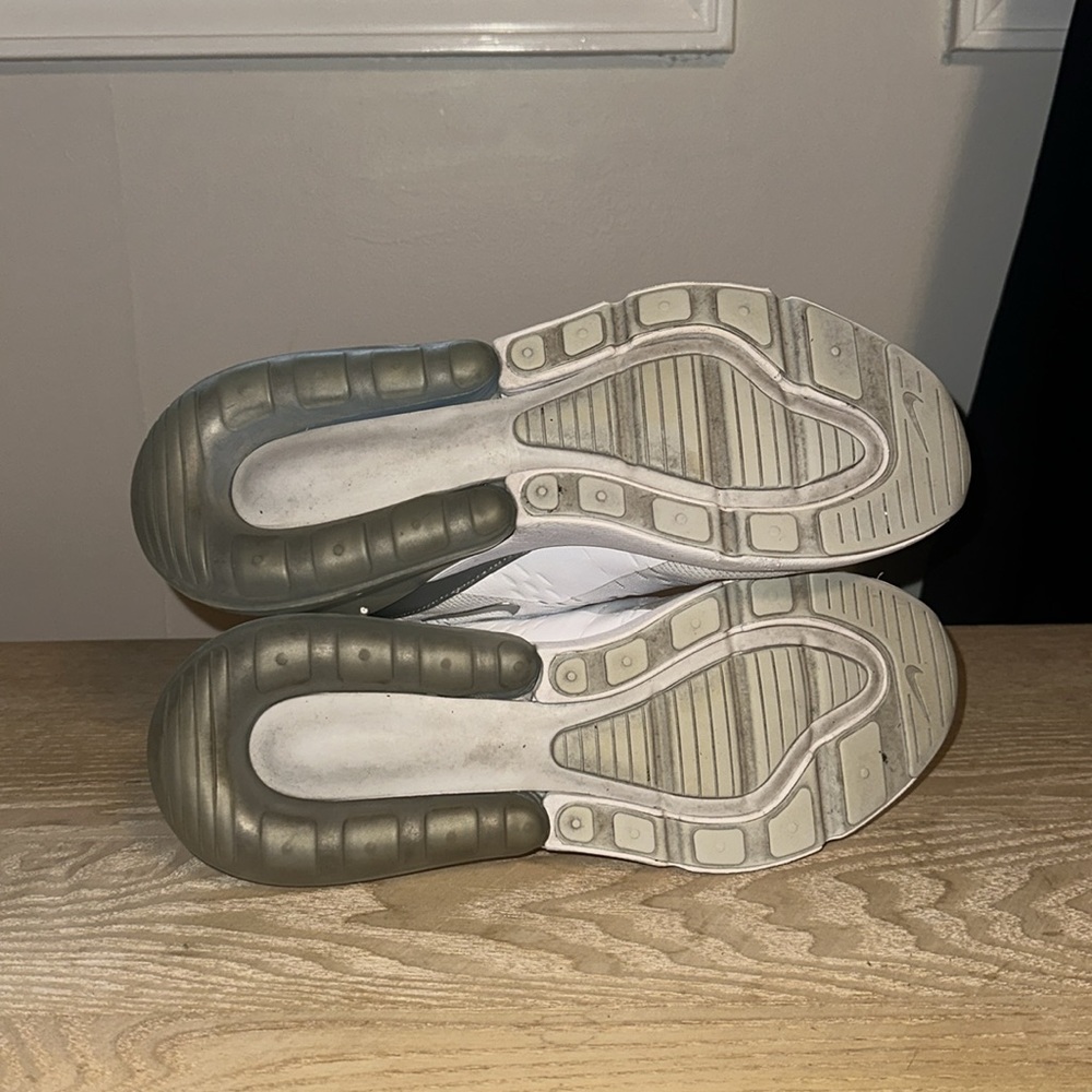 Nike Air Max White and Gray Sneakers - Picture 5 of 6